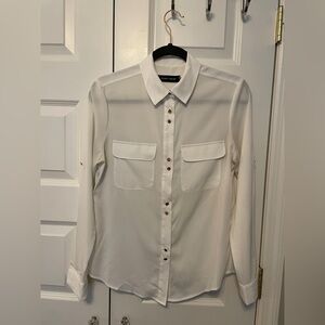 Ivanka Trump silky blouse. Size Petit.